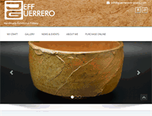 Tablet Screenshot of guerreroceramics.com